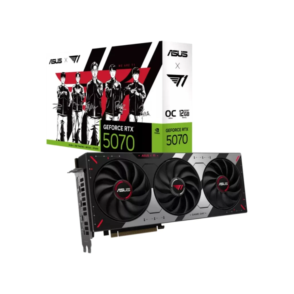 ASUS T1 GeForce RTX 5070 12GB GDDR7 OC Edition Graphics Card