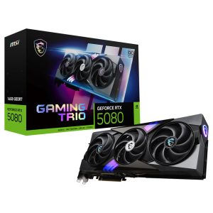 MSI GeForce RTX 5080 GAMING TRIO OC 16GB GDDR7 Graphics Card