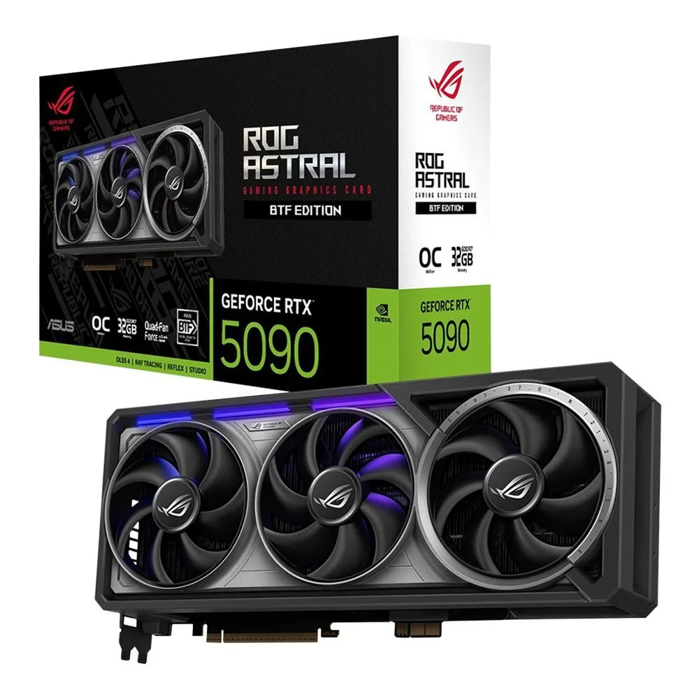 ASUS ROG Astral GeForce RTX 5090 32GB GDDR7 OC Gaming Graphics Card