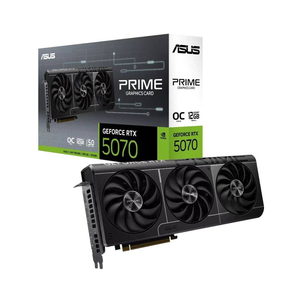 ASUS PRIME GeForce RTX 5070 OC Edition 12GB GDDR7 Graphics Card